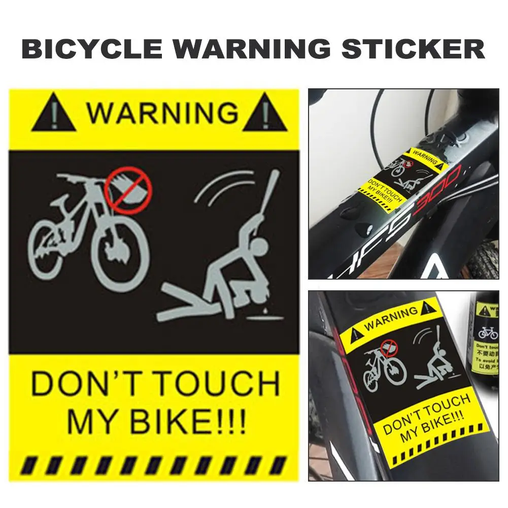 Велосипедная наклейка Don't Touch My Bike защитная рама для горного велосипеда