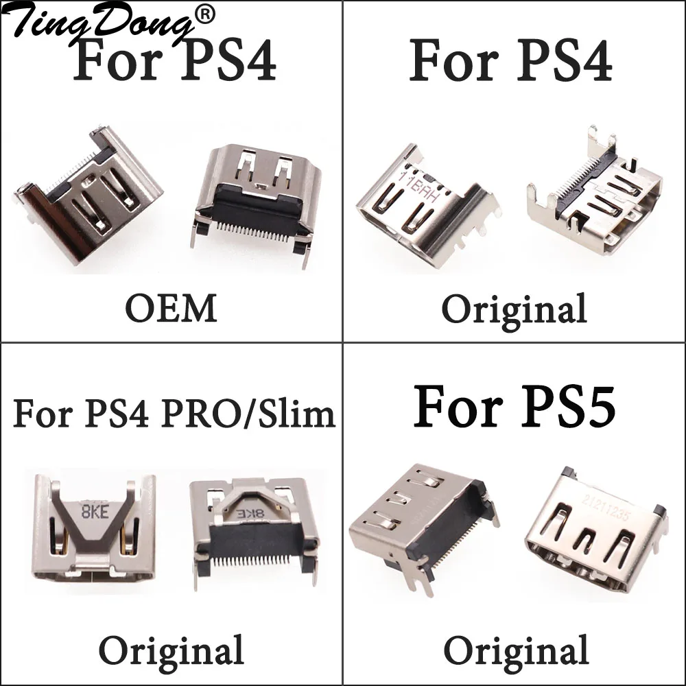 1x запасной разъем для Sony PS5 PS4 Pro Slim HDMI Jack | Электроника