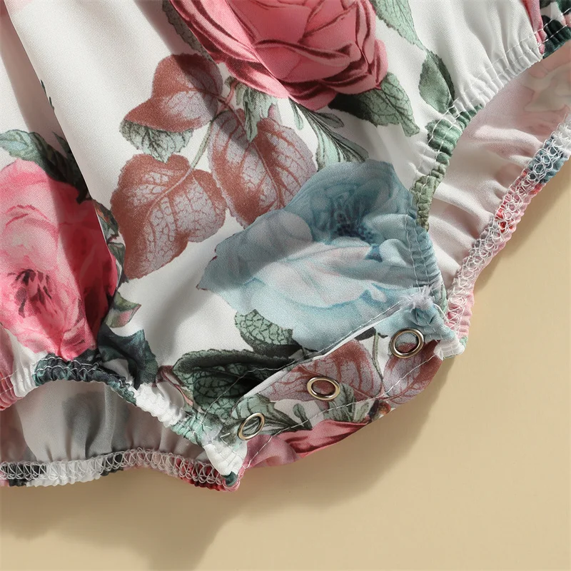 

3Pcs Baby Girls Toddlers Summer Outfits Solid Color T-Shirt + Suspenders Pantie + Hairband Sets For Infants Girl 0-18 Months