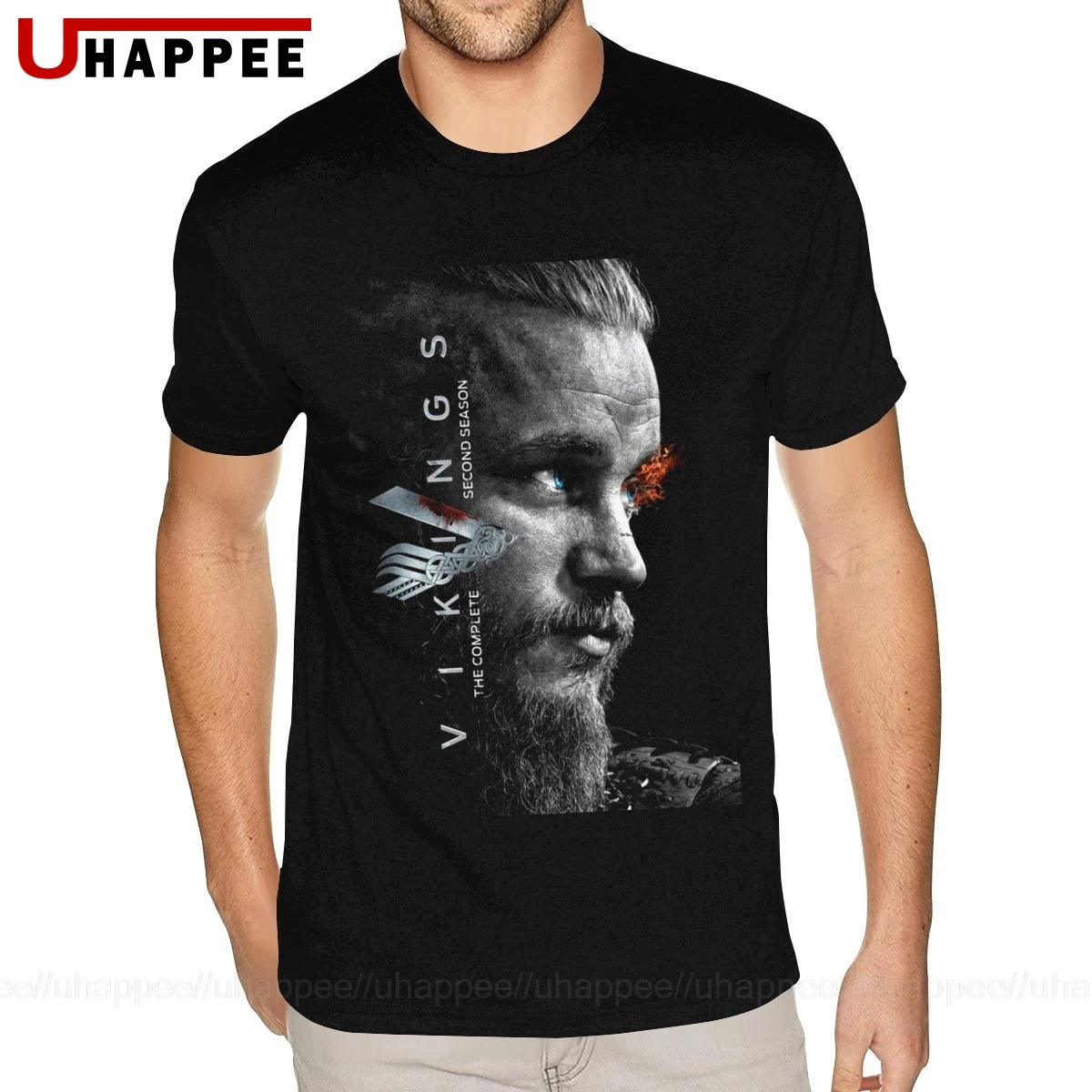 Лучшие Vikings сезон Футболки Мужские Пользовательские печати с коротким рукавом