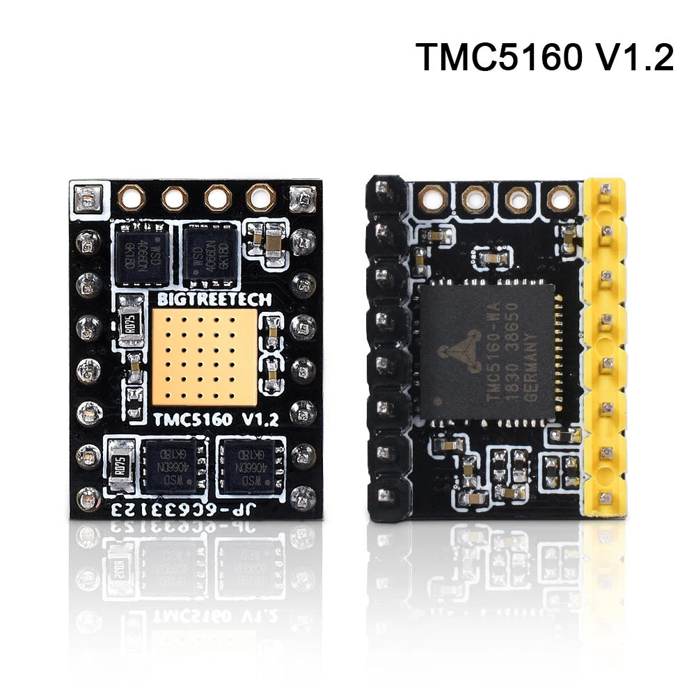 TMC5160 V1.2 5 шт. TMC2209 UART TMC2208 TMC2130 SPI TMC5160 TMC5161 Драйвер шагового двигателя для 3D-принтера SKR V1.3 PRO MINI MKS GEN Reprap - Цвет: TMC5160 V1.2