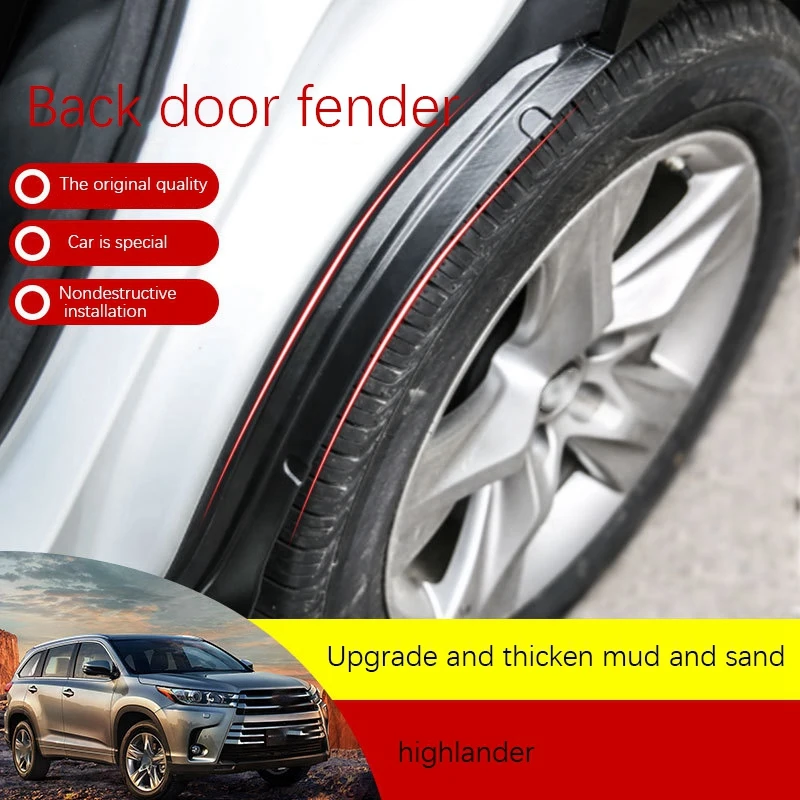 

Car Rear Wheel Fender Lining Fender Rear Wheel Lining Anti-Sludge Baffle for Toyota Highlander 2015-2020