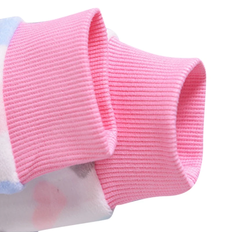 Рождественская осенняя одежда для малышей Мягкие флисовые комбинезоны