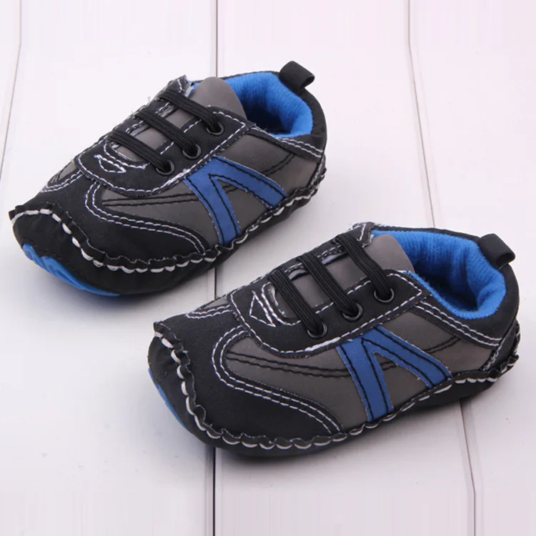 

Spring and autumn handmade mark line baby toddler shoes baby soft sole shoes