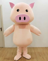 furry cute pig mascot costumes ad cartoon cosplay party fancy dress up suit adult size for carnival cosplay costumes