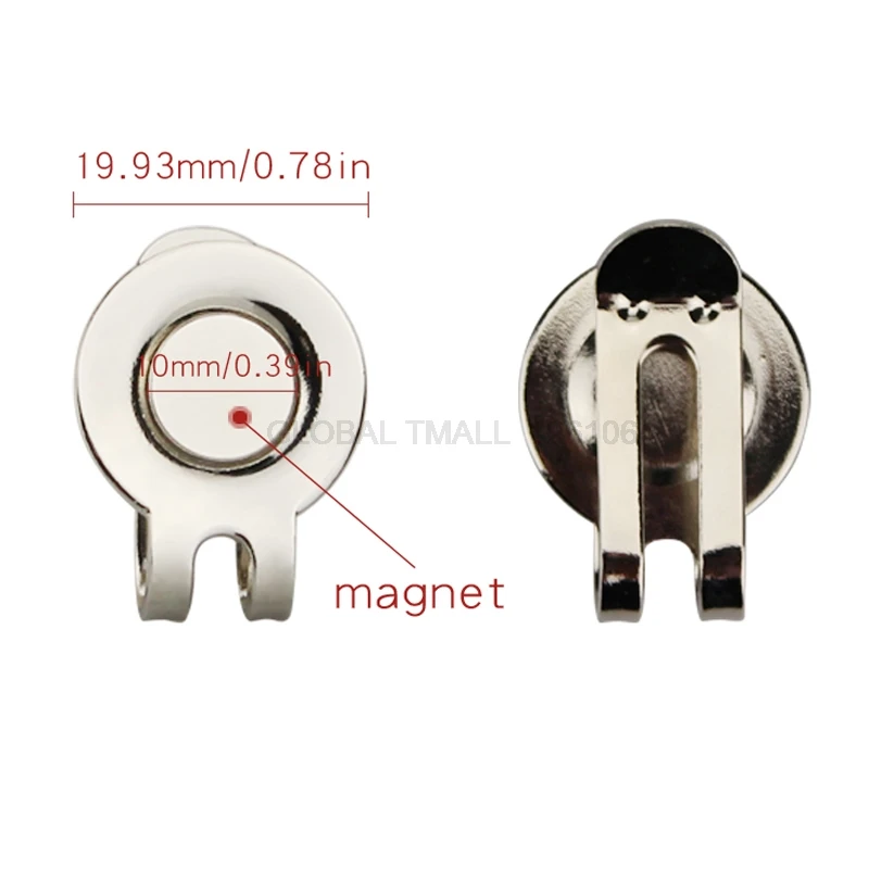 Панда мяч для гольфа маркер аксессуары 1 шт. с зажимами крышек сплав прекрасный