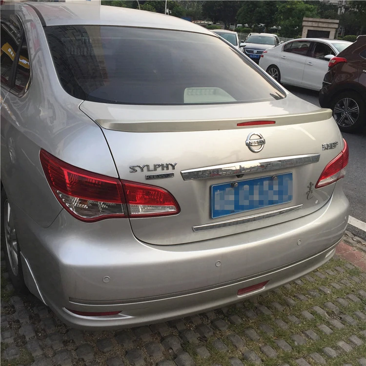 Для NISSAN Sentra спойлер 2008 2016 высокого качества ABS Материал заднее крыло автомобиля