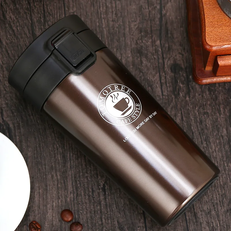 Coffee Новая вакуумная изоляционная чашка из нержавеющей стали, чашка для кофе, коммерческая чашка для воды, подпрыгивающий Тип - Цвет: Coffee