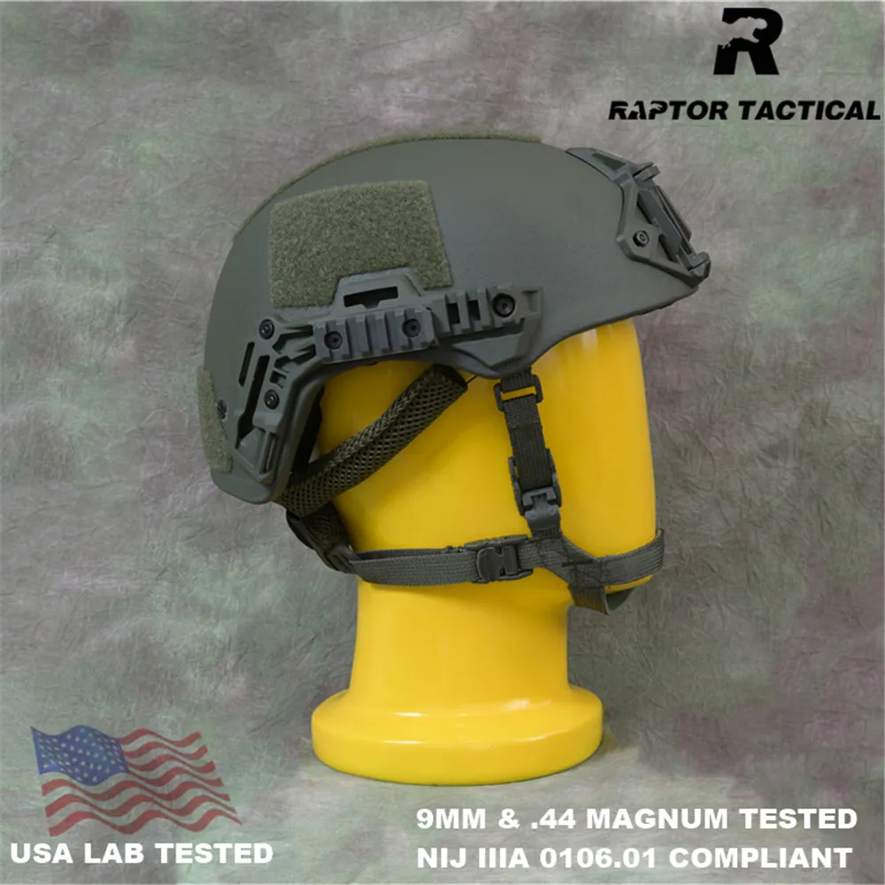 Раптор тактическая команда Венди HDPE баллистический шлем NIJ IIIA 3A 0106 01 подлинный ISO