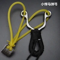 stainless steel catapult alloy wild goose slingshot rubber band toy umbrella rope life saving metal slingshot high strength bow