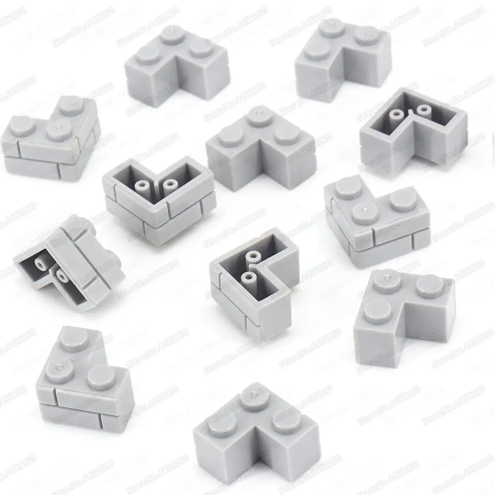 Кубики углы 1x2x2 строительные блоки угловые аксессуары Moc военные технологии