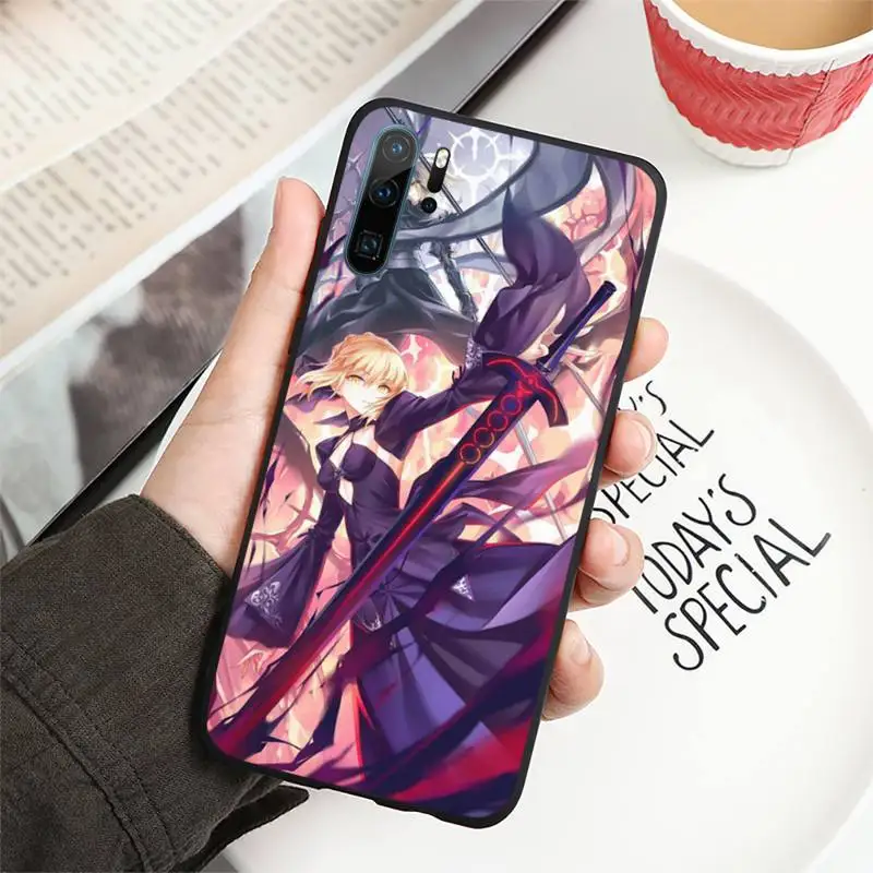 

Fate Grand Order Anime Phone Case For Huawei P40 P20 P30 lite Pro P Smart 2019 Mate 40 20 10 Lite Pro Nova 5t