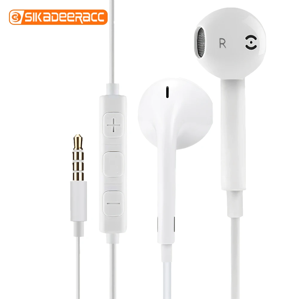 Проводные наушники с микрофоном HD гарнитура шумоподавлением и супер басами Hi Fi