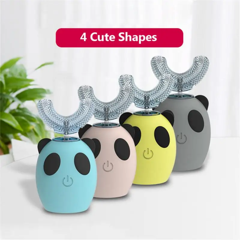 360 градусов Умная Автоматическая звуковая электрическая зубная щетка u типа 4