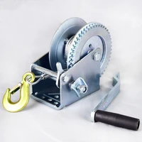 600lbs800lbsx815m boat truck auto self locking hand manual galvanized steel winch hand tool lifting sling