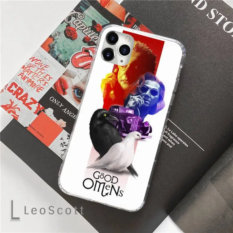 

Good Omen movie angel Phone Cases For iphone 12 5 5s 5c se 6 6s 7 8 plus x xs xr 11 pro max