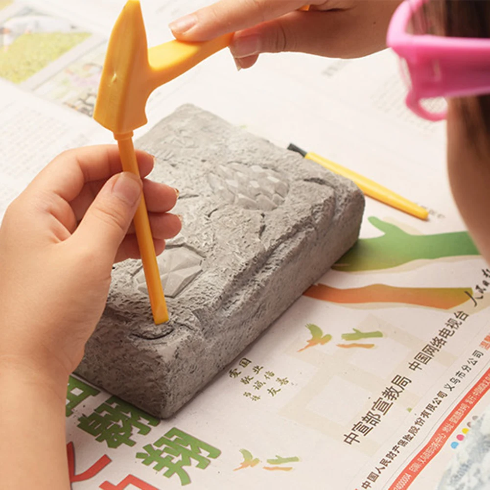 

DIY Treasure Kids Archaeological Excavation Toys Gemstone Dig Stem Science Kit Mining Excavation Toys For Boys Girls Gift