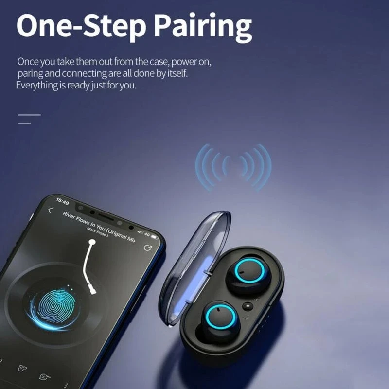 Беспроводные наушники TWS с микрофоном Bluetooth Hi-Fi стерео спортивная Гарнитура 3D