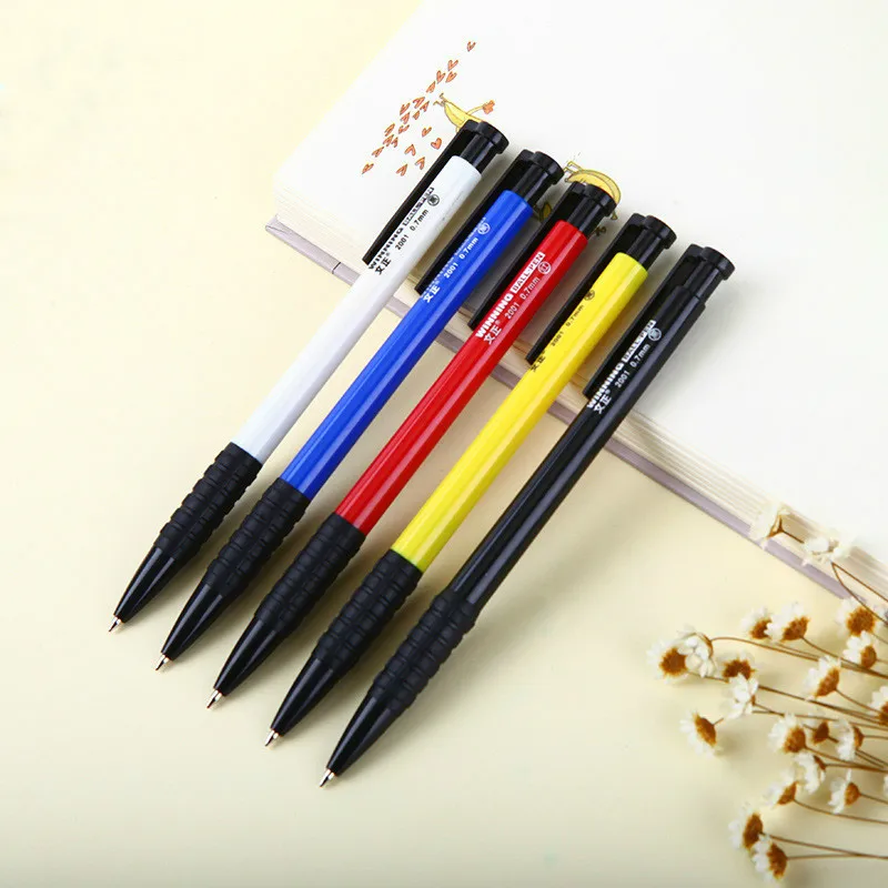 

5PCS Classical Ballpoint Pen Student Stationery Red Blue Black Ink 0.7mm School Writing Tool Advertising Gift Office Supplies