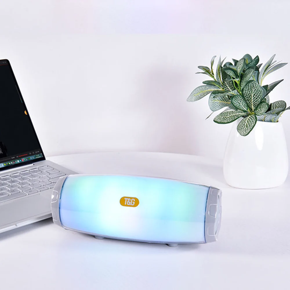 Светодиодный водонепроницаемый Bluetooth динамик 10 Вт портативный спортивный