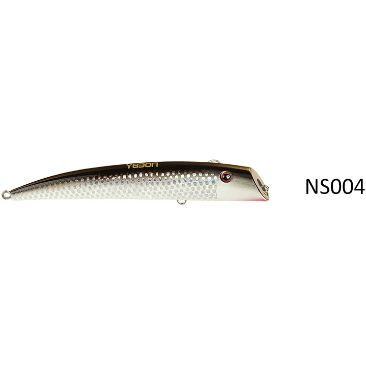 NOEBY 12cm Lipless Minnow Fishing Lure Lifelike Wobbler Hard Bait VMC Hooks19g Saltwater Swimbait Fishing Tackle NBL9153 seabass - Цвет: NS004