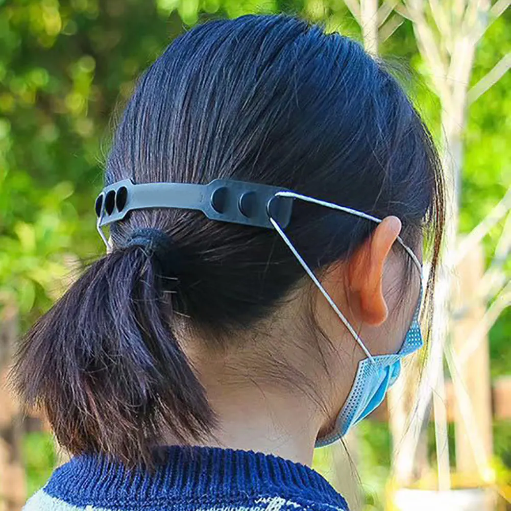 Удобная Нескользящая маска для лица крючок ушей детский регулируемый фиксатор