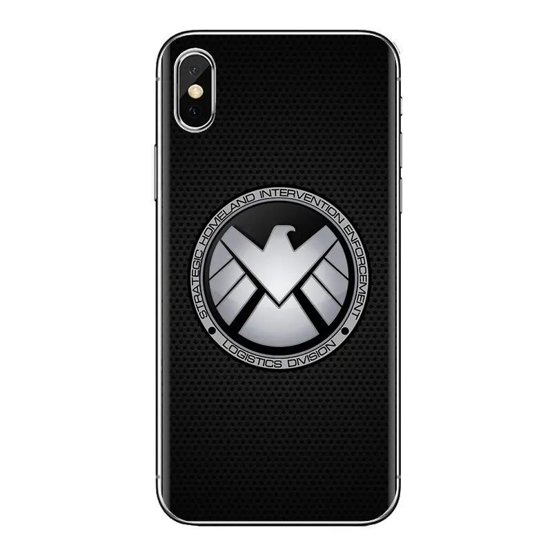 Американские комиксы Марвел щит силиконовый кожаный чехол для телефона samsung Galaxy