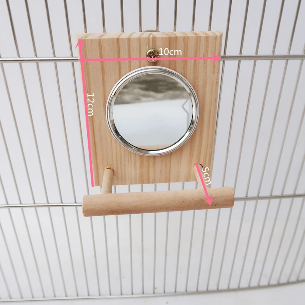 Птица Попугай качели perches акриловое зеркало стоящая стойка бар клетка для птиц