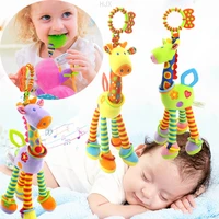 baby rattles toy for toddler toys 6 12 months 0 1 year old giraffe bed bell pendant sensory infant room decor boys girls gifts