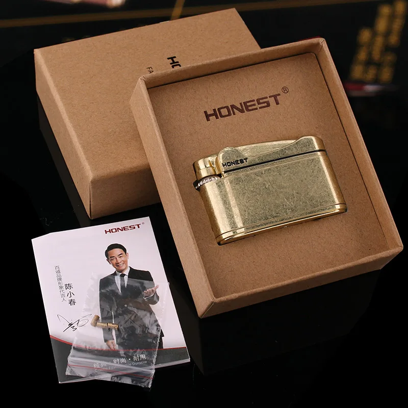 Оригинальная керосиновая Зажигалка в стиле ретро металлическая старомодная