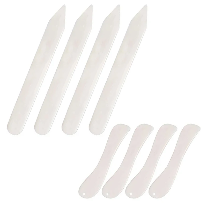 

KAOBUY 8 PCS Bone Folder Tool,Paper Creaser Set Scoring Tool For DIY Handmade Leather Burnishing Bookbinding Books Cards