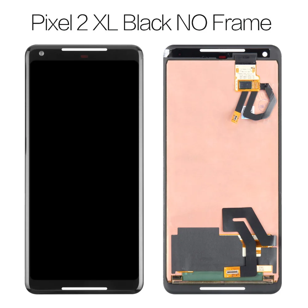 6," для htc Google Pixel 2 XL ЖК-дисплей кодирующий преобразователь сенсорного экрана в сборе Замена+ инструменты для Google Pixel 2 ЖК-дисплей 5,0" - Цвет: Pixel 2 XL Black 6.0