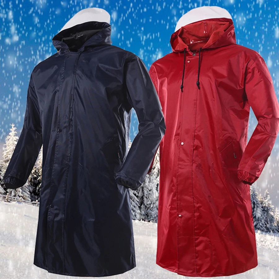 Водонепроницаемые Дождевики длинный дождевик пончо для прогулок на открытом