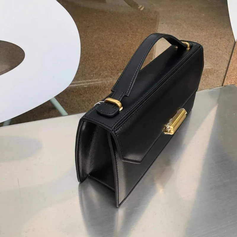 

Korean Style Womens High Quality Crossbody Bags Fashion New Genuine Leather Handbag Cowhide Vintage Armpit Design Shoulder Bag