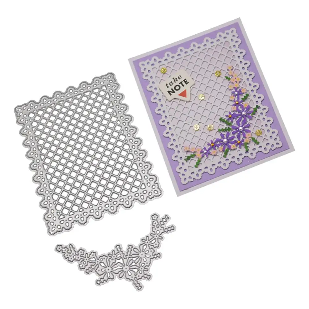 Комбинированные Вырубные штампы кружевные металлические в виде цветов