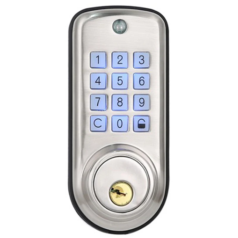 

NEW-Cheap Smart Home Digital Door Lock, Waterproof ligent Keyless Password Pin Code Door Lock Electronic Deadbolt Lock