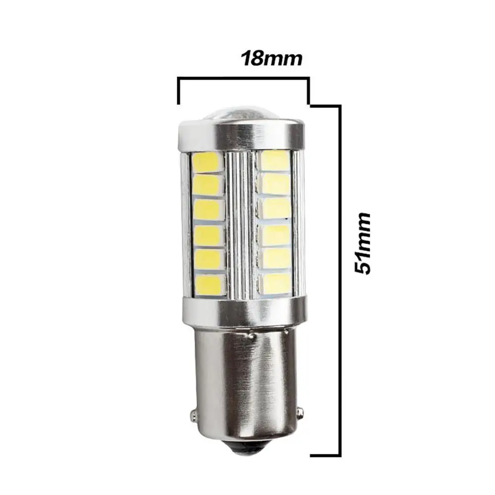 1 шт. 1156 P21W BA15S 33 SMD 5630 5730 Светодиодная Автомобильная резервная светильник