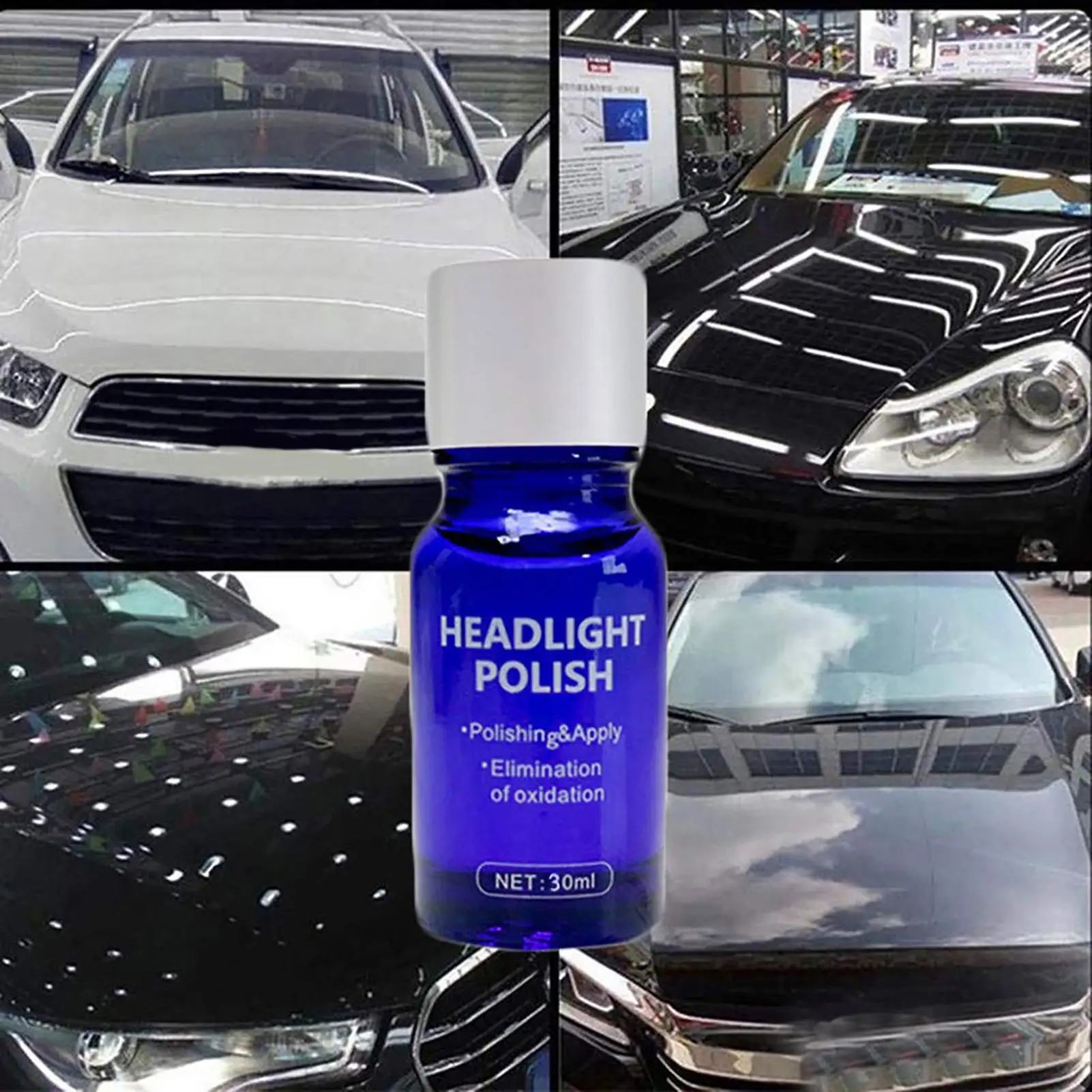 

30ml Car Headlight Scratch Remover Cleaner Renewer Polish Restoration Liquid