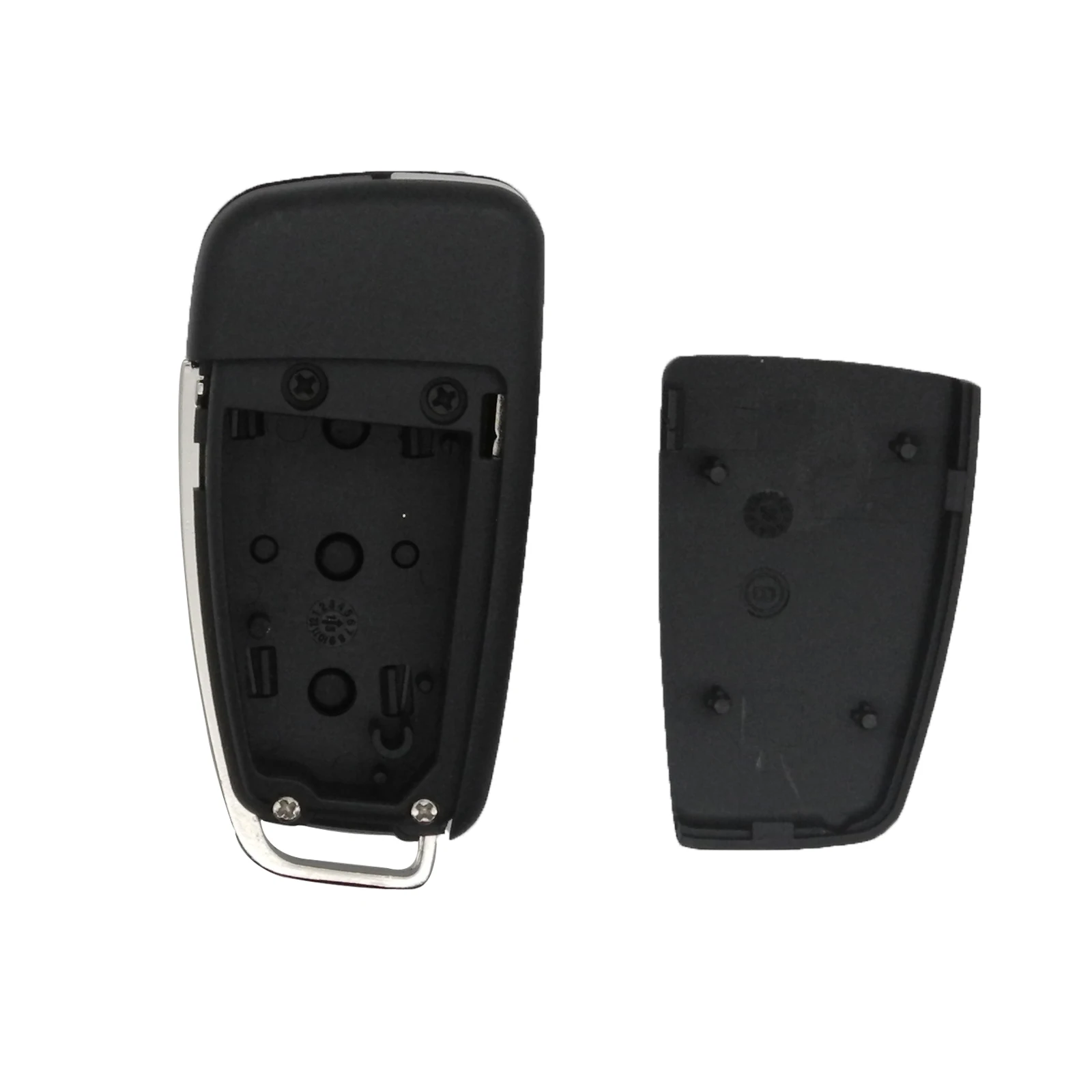 

Bilchave 10pcs For Audi A2 A3 A4 A6 A6L A8 TT FOB 3 Buttons Flip Folding Remote Car Key Shell Case With Blade Replacment