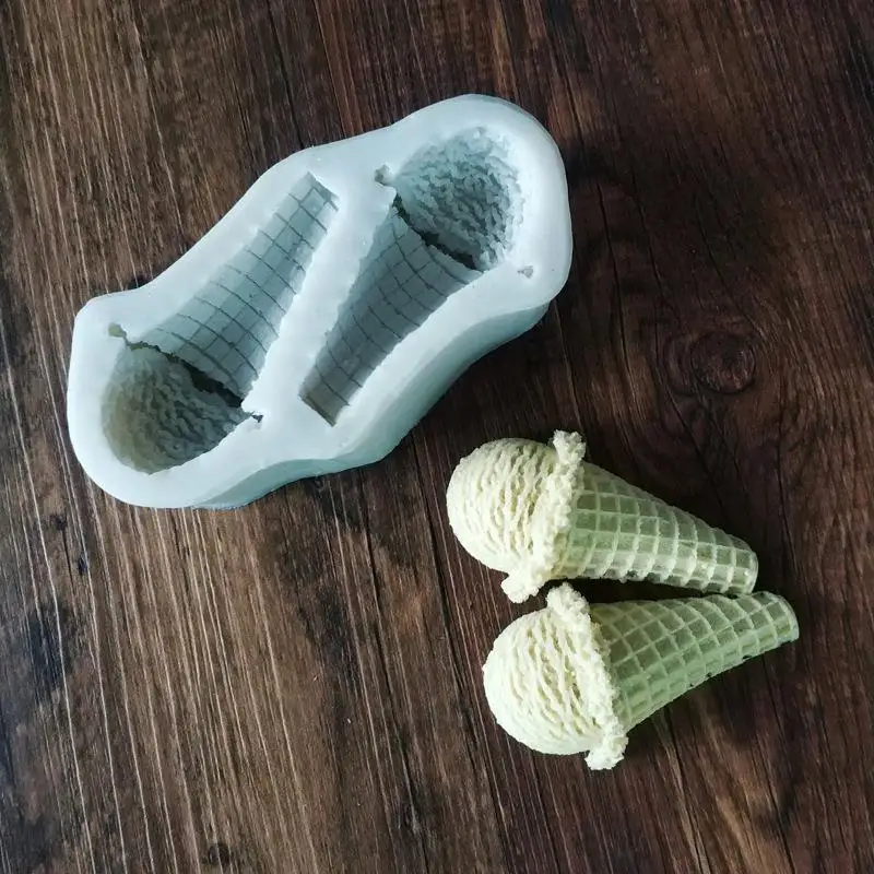 

Ice Cream Mold Silicone Spiral Croissants Molds Reusable Homemade Popsicle Cone Mould Pastry Dessert Kitchen Tool Accessories