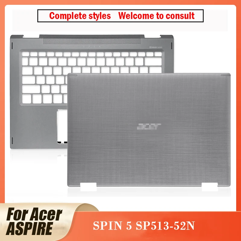 

NEW For Acer ASPIRE SPIN 5 SP513-52N Laptops Laptop Case LCD Back Cover/Palmrest Computer Case
