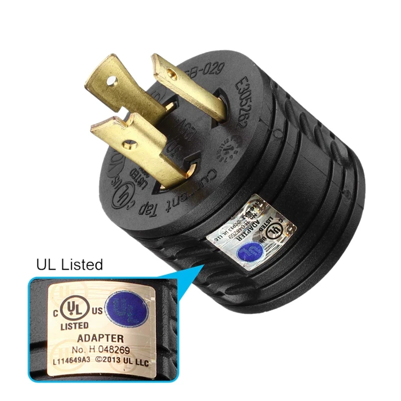 Адаптер генератора RV 3-Prong 30A штекер гнездовой разъем питания 125V вилка для кемпера