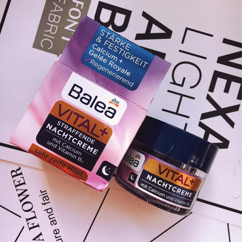 Balea VITAL + ночной увлажняющий крем для зрелой кожи 55 возрастов против старения лица