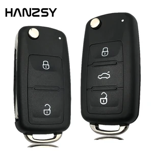 Чехол для автомобильного ключа, 23 кнопки, для VWVOLKSWAGEN Golf, Skoda Polo, Jetta MK6, Passat Tiguan Bora MK6 5K0837202AD