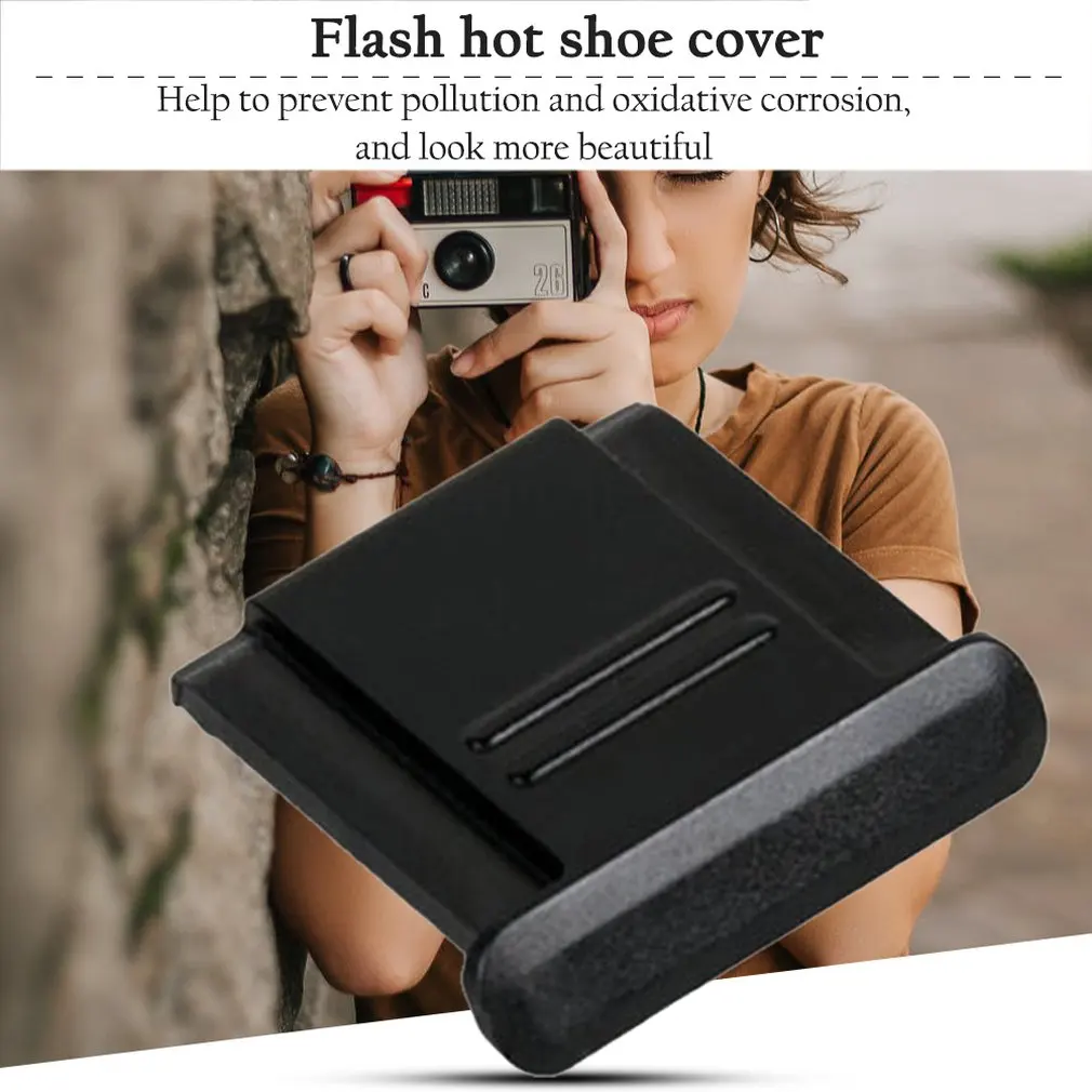 Universal New Flash Hot Shoe Protection Cover Plastic Dust-proof Case for Canon for Nikon DSLR SLR Camera Accessories
