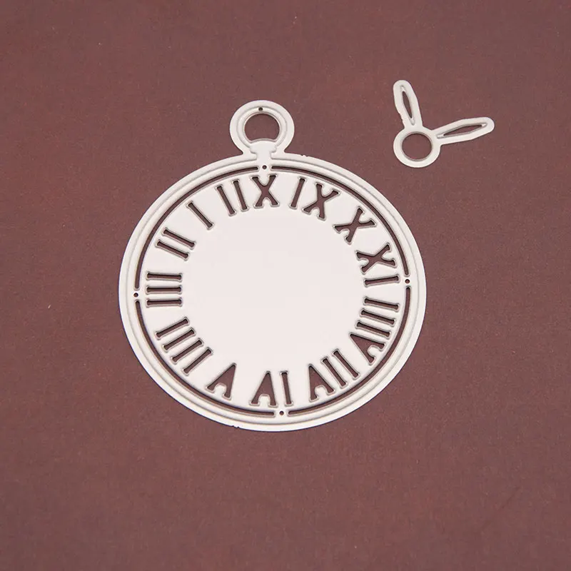 Die Cutting dies clock metal craft paper die Scrapbooking/DIY Embossing mould Easter New Year | Дом и сад