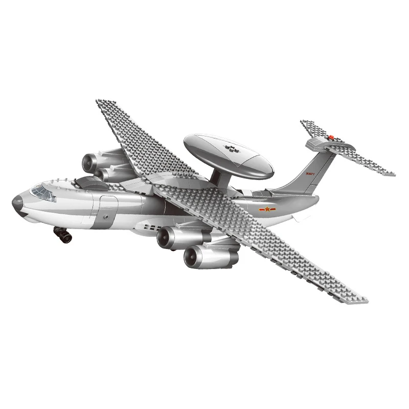 Строительные блоки для Предупреждение модель Wange Современное военное оружие awacs