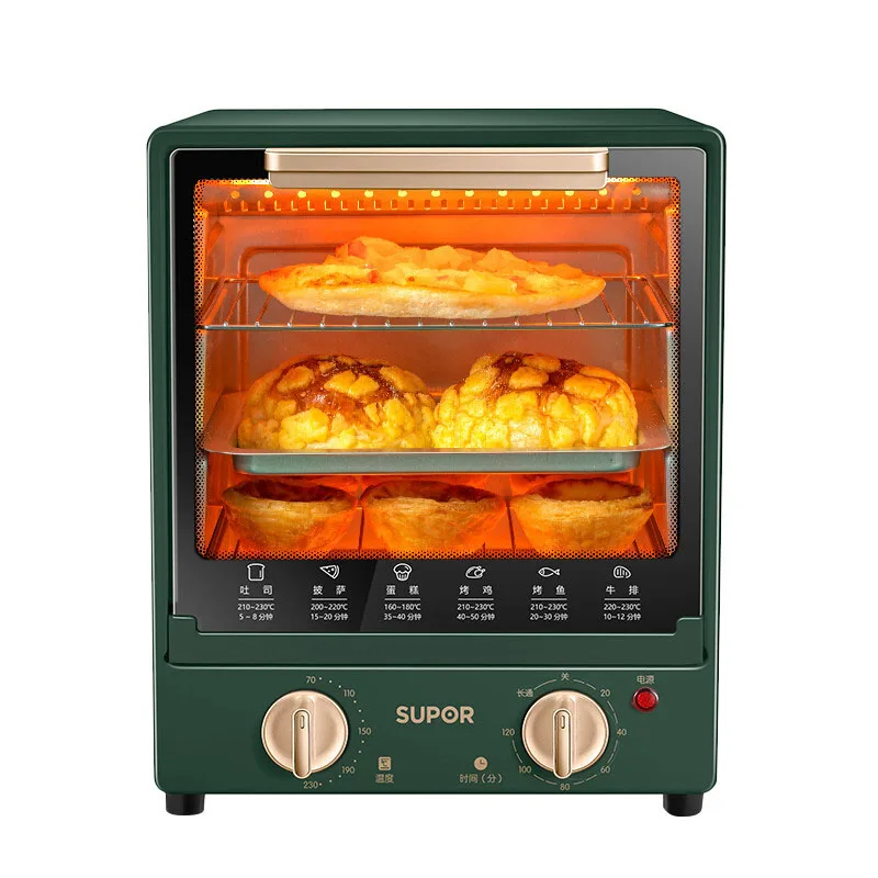 15L Elektrische Ofen Pizza Ofen Multifunktions Hause Vertikale Kuchen Grill Dessert Brot Backen Maschine 220V 120 Minuten Lange Timer