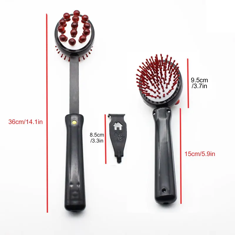 

Back Knock Massage Hammer Stress fatigue Relief Handle Wood Scratcher Relaxing Massager Stick Body Health Care Tool