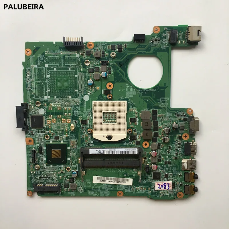 PALUBEIRA для acer aspire E1-471 E1-431 Материнская плата ноутбука NBV7B11001 ZQSA DAZQSAMB6F1 DDR3 Материнская плата тест хороший